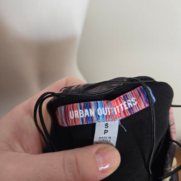 URBAN OUTFITTERS Strappy Midi Bodycon Dress Butterfly Print Size Small - Picture 5 of 14